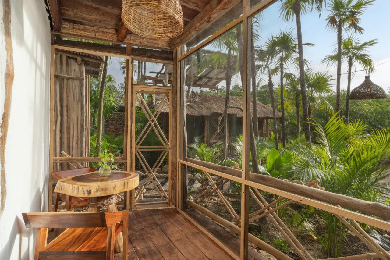 Yaxchen Tulum Cabanas & Cenote Bagian luar foto