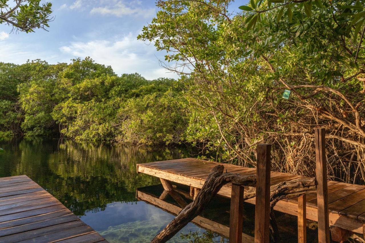 Yaxchen Tulum Cabanas & Cenote Bagian luar foto